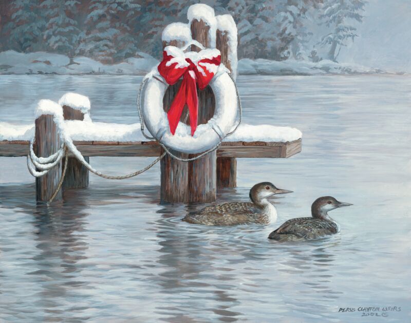 Loons of Winter by Persis Clayton Weirs