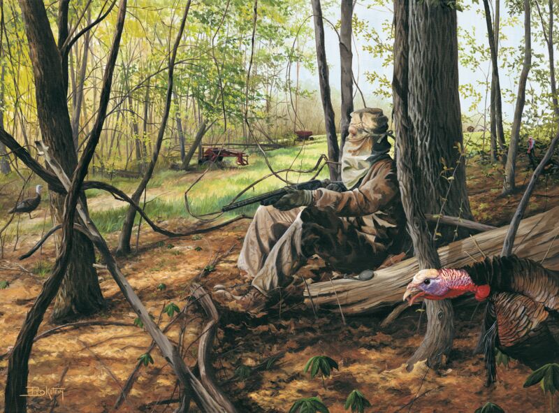 Nerves of Steel—Turkey Hunter by Larry Beckstein