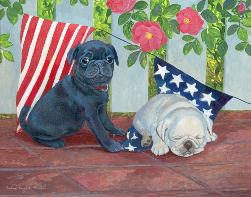 Patriotic Pugs