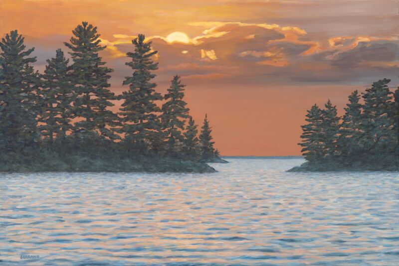 Water Narrows-Lake(Coral Sky)