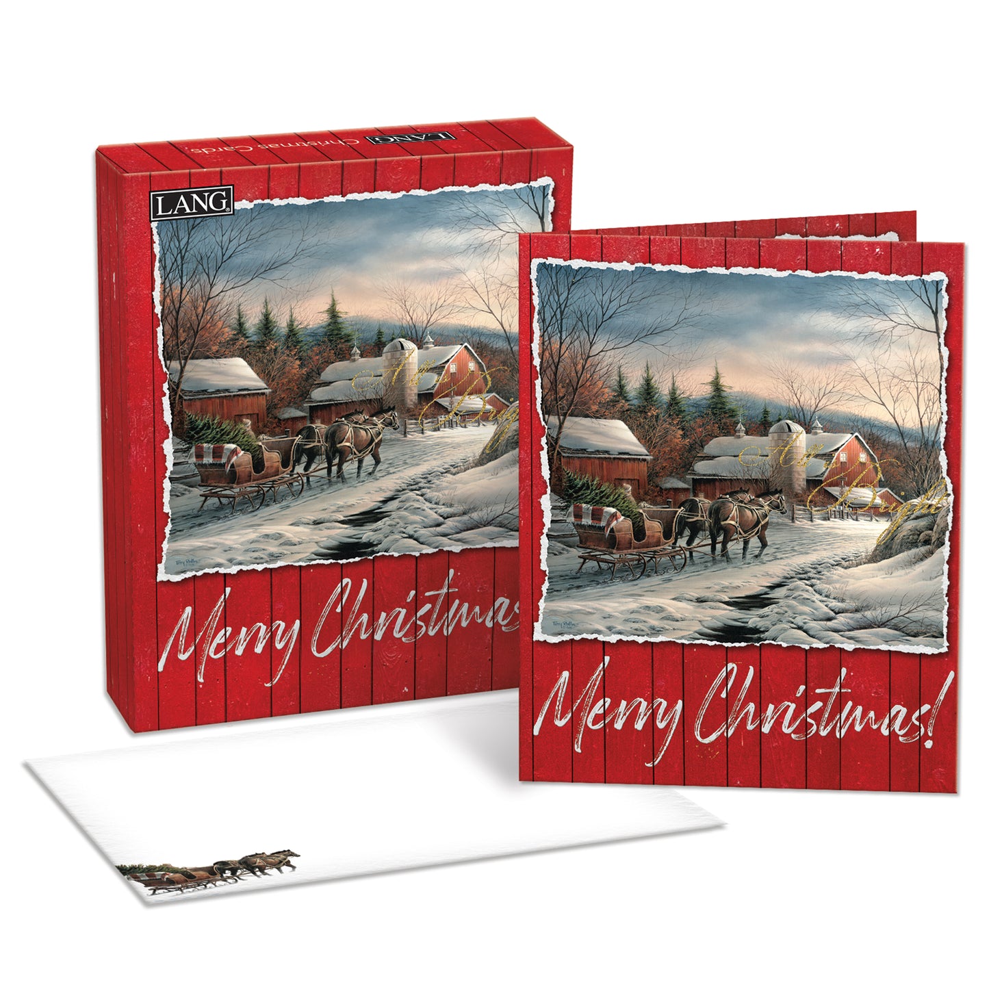 Waiting for Santa - Boxed Christmas Cars