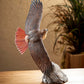 Soaring Red-tailed Hawk - Sculpture