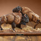 Test of Strength - Bison - Sculpture