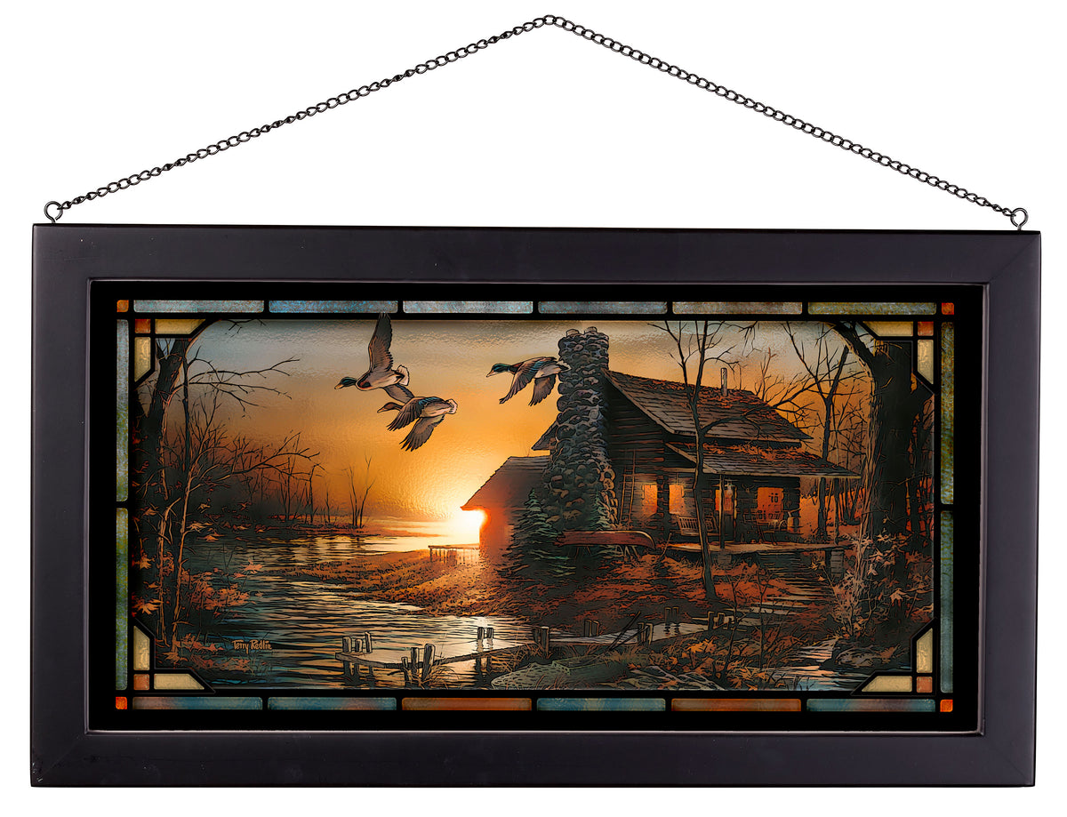 Golden Retreat - Stained Glass Art