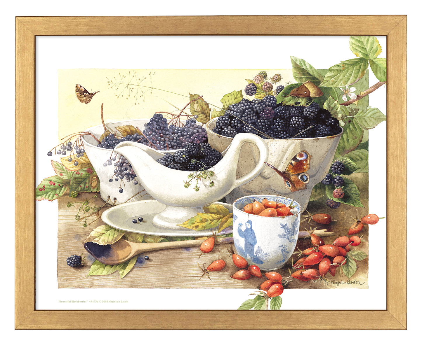 Bountiful Blackberries - Art Prints