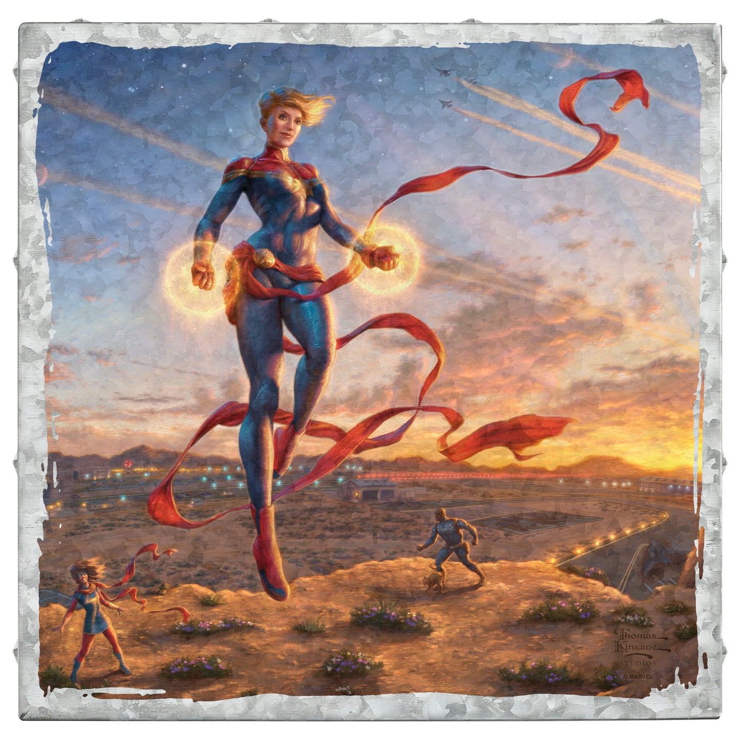 Captain Marvel - Dawn of a New Day - 14" x 14" Metal Box Art