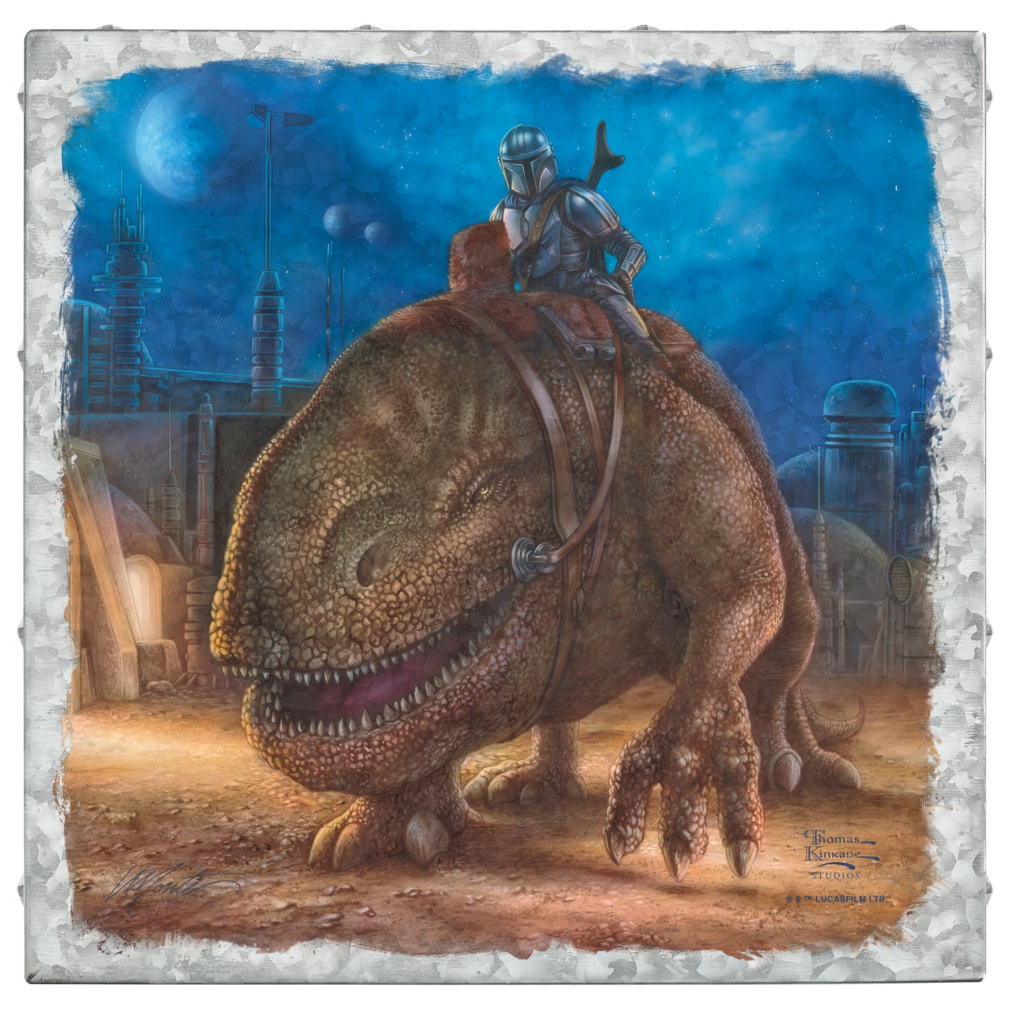 The Mandalorian™ - The Reckoning - 14" x 14" Metal Box Art