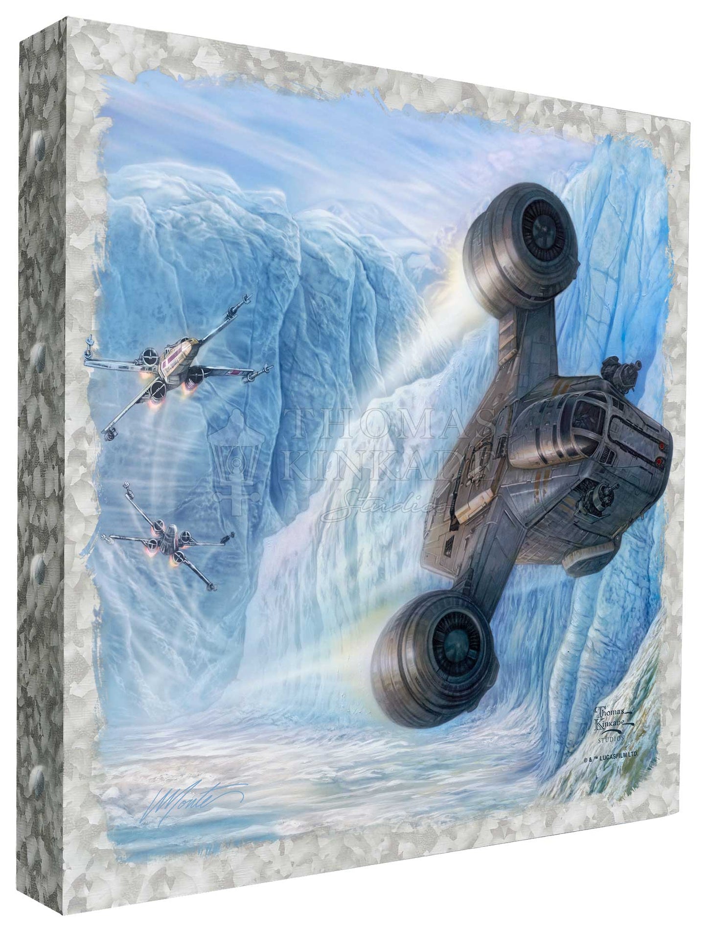 The Mandalorian™ - Cold Pursuit - 14" x 14" Metal Box Art