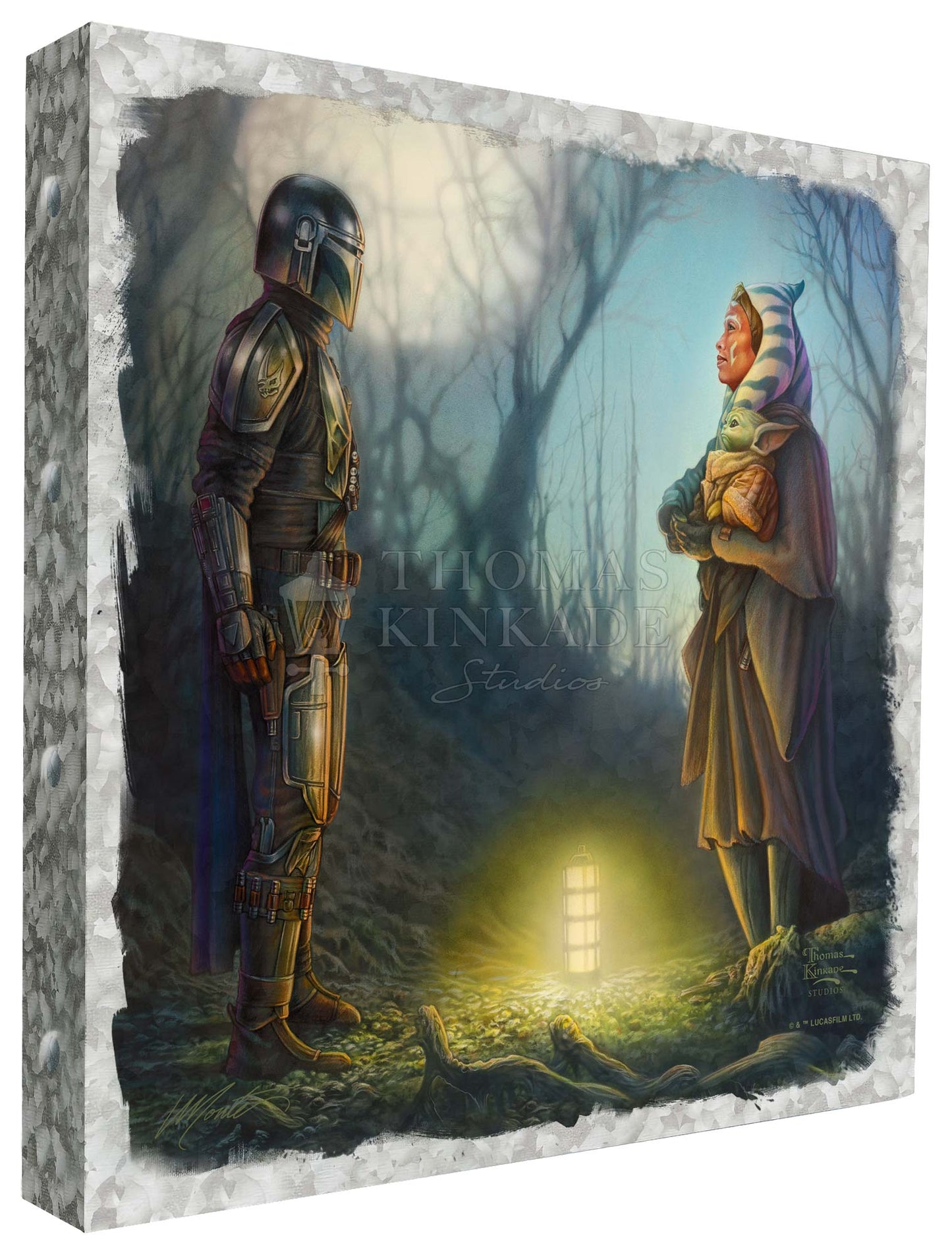 The Mandalorian™ - Connection - 14" x 14" Metal Box Art