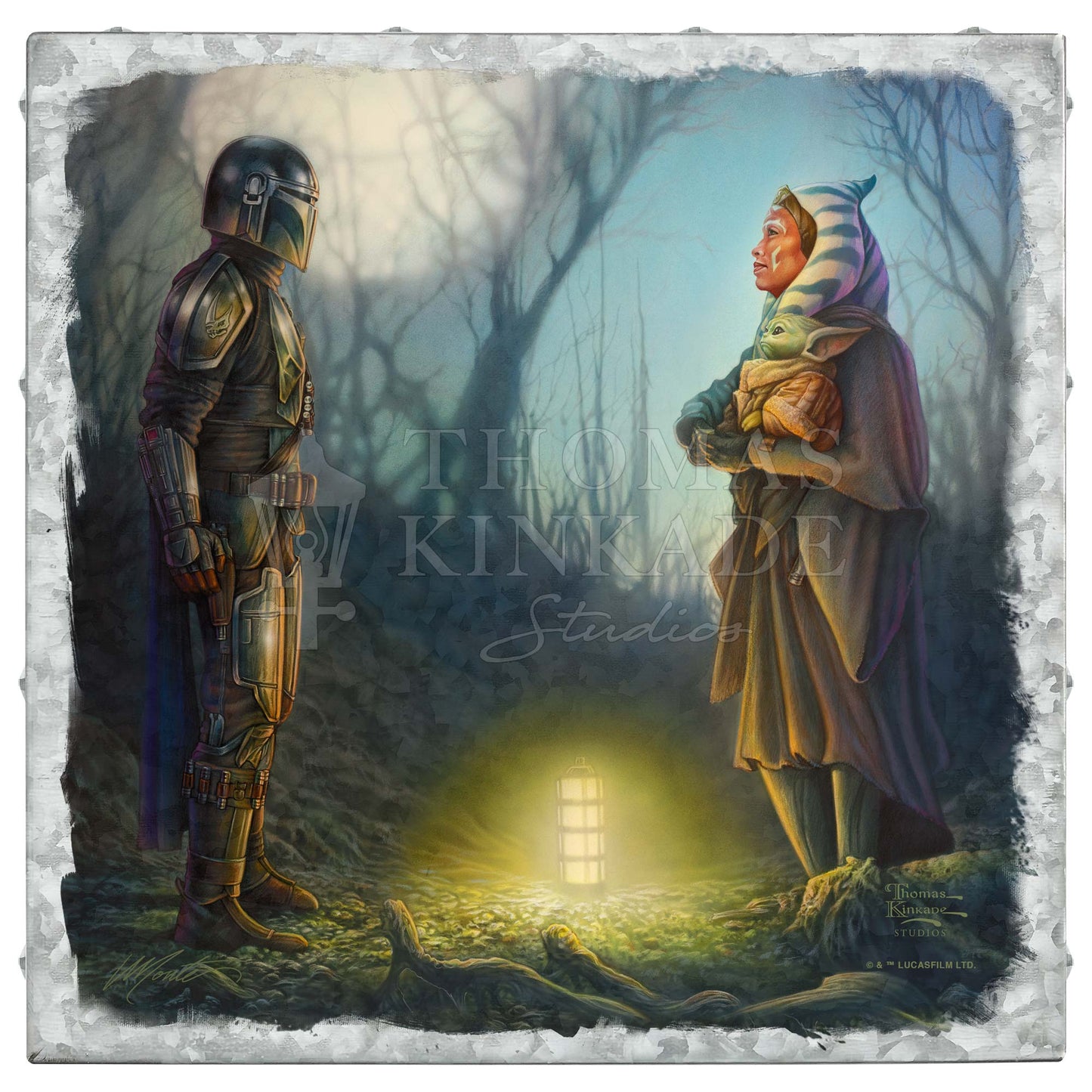 The Mandalorian™ - Connection - 14" x 14" Metal Box Art