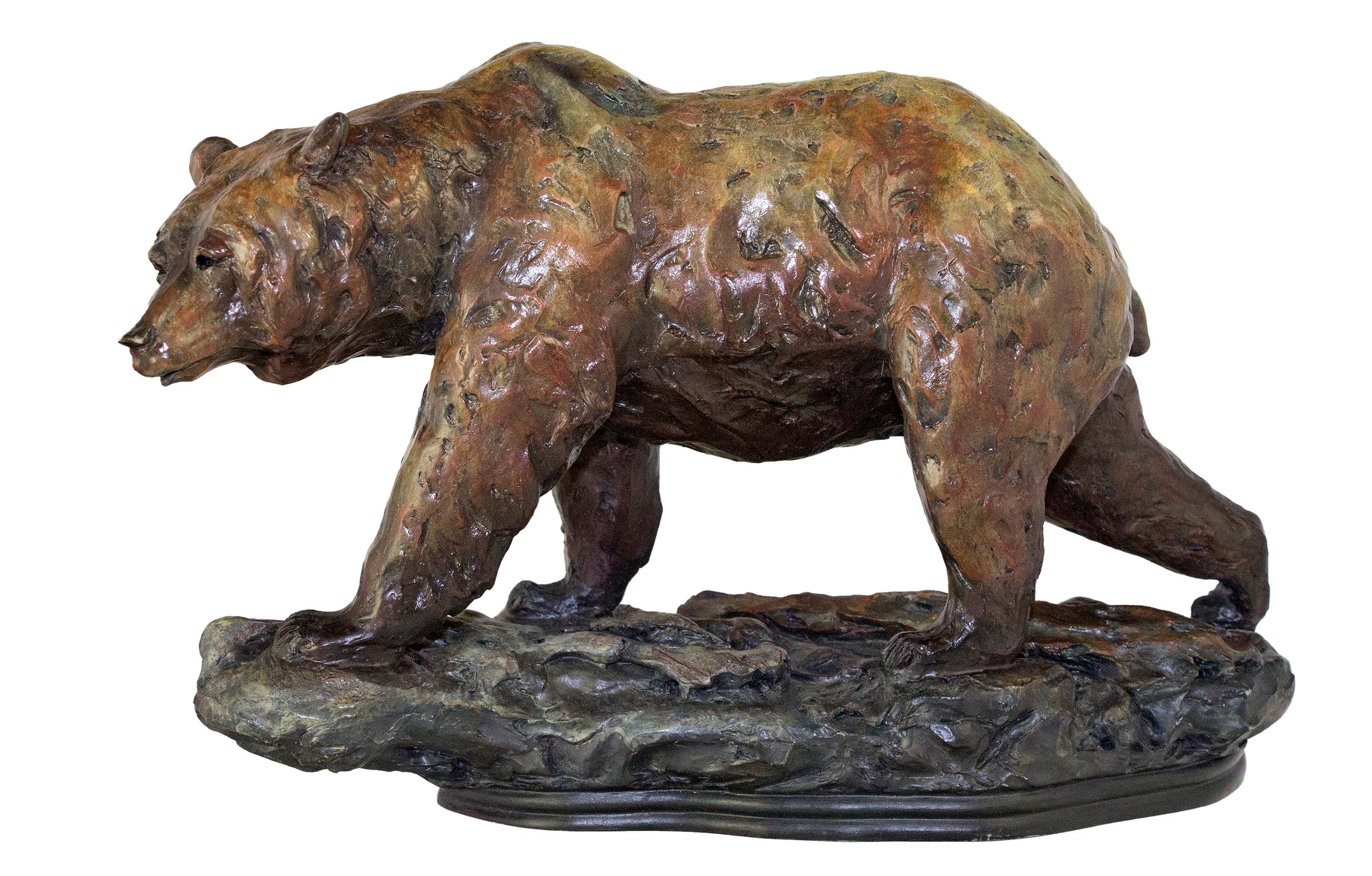 One Step Grizzly Bear Maquette - Sculpture Mill Creek Sculpture