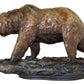 One Step Grizzly Bear Maquette - Sculpture