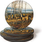 The Birch Line—Deer - Coasters