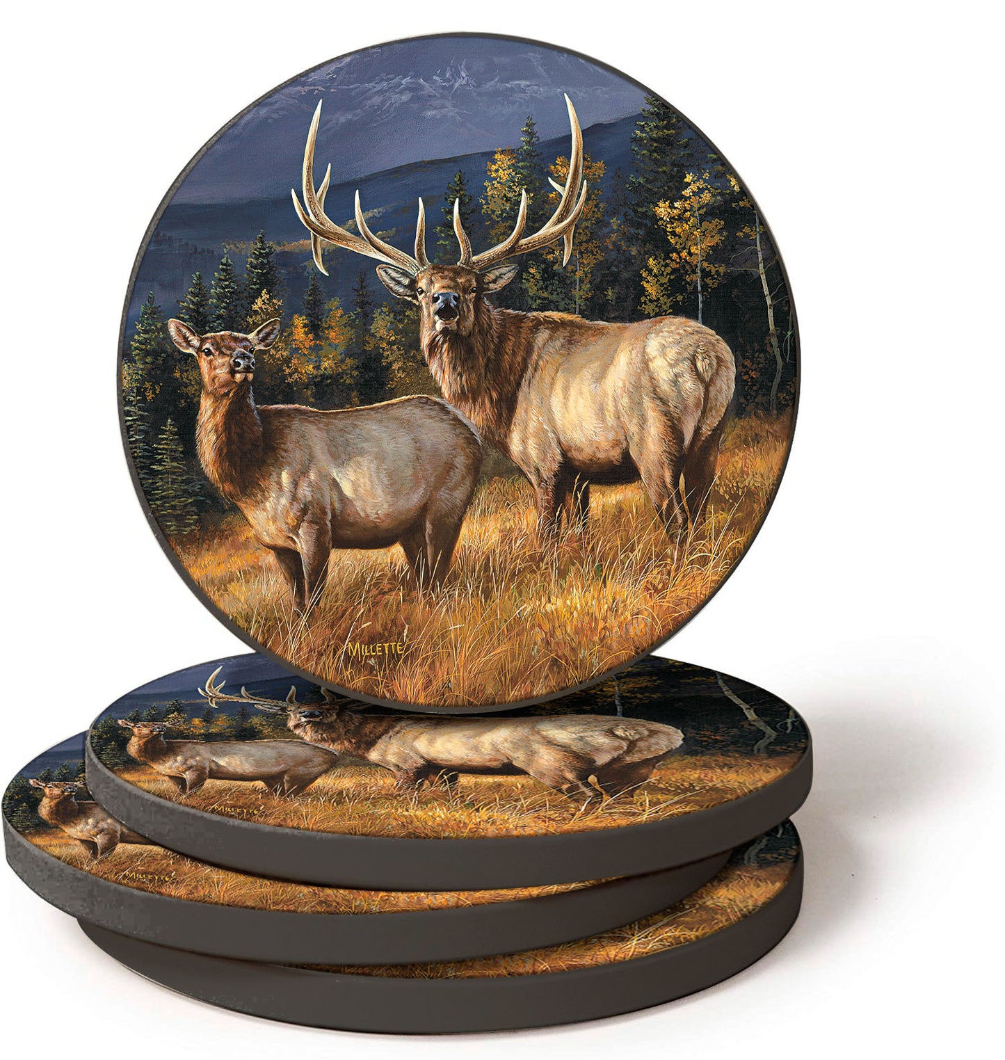 Elk - Coasters (Set of 4)