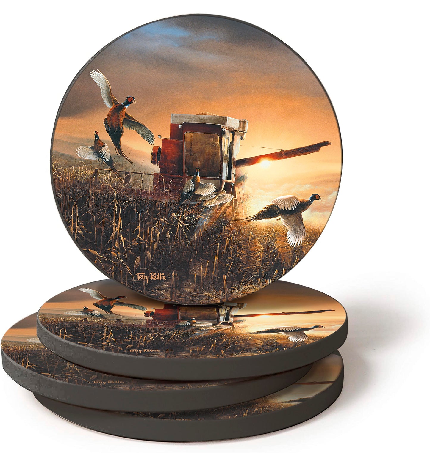 Evening Surprise—Farm - Coasters