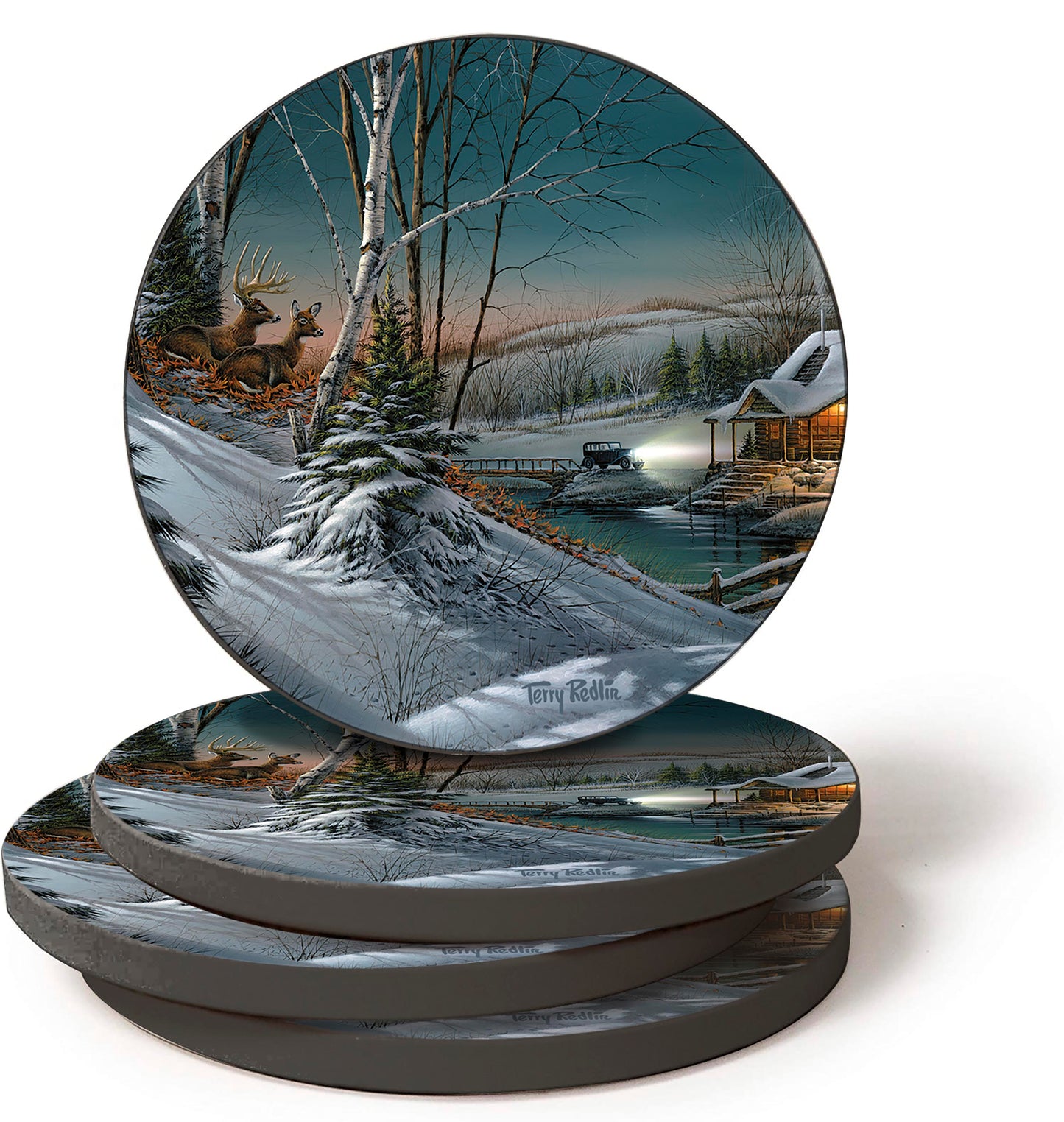 Evening with Friends - Coasters