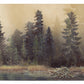 Misty Forest Design One - 2' x 4' Floor Mat