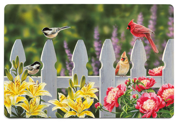 Picket Fence - Songbirds - 2' x 3' Floor Mat