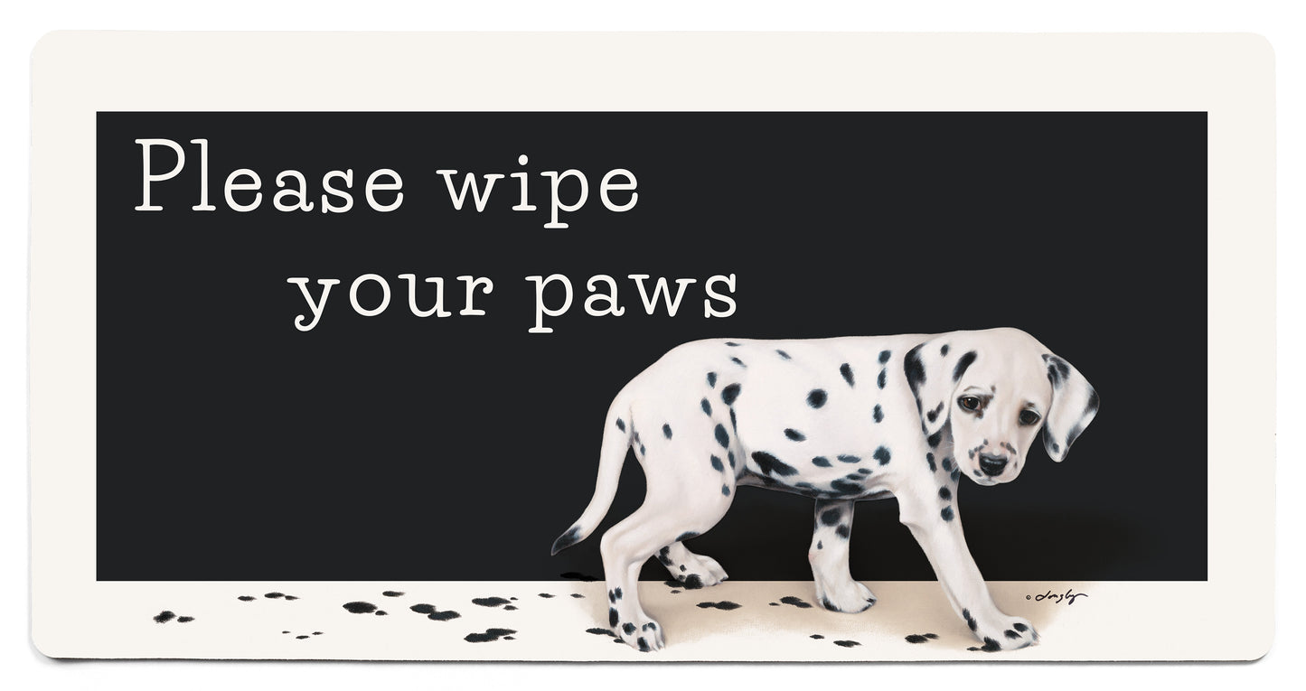 What Will Mom Say? - Dalmatian - 2' x 4' Floor Mat