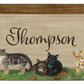 Hole in the Wall Gang-Kittens - 2' x 4' Personalized Floor Mat