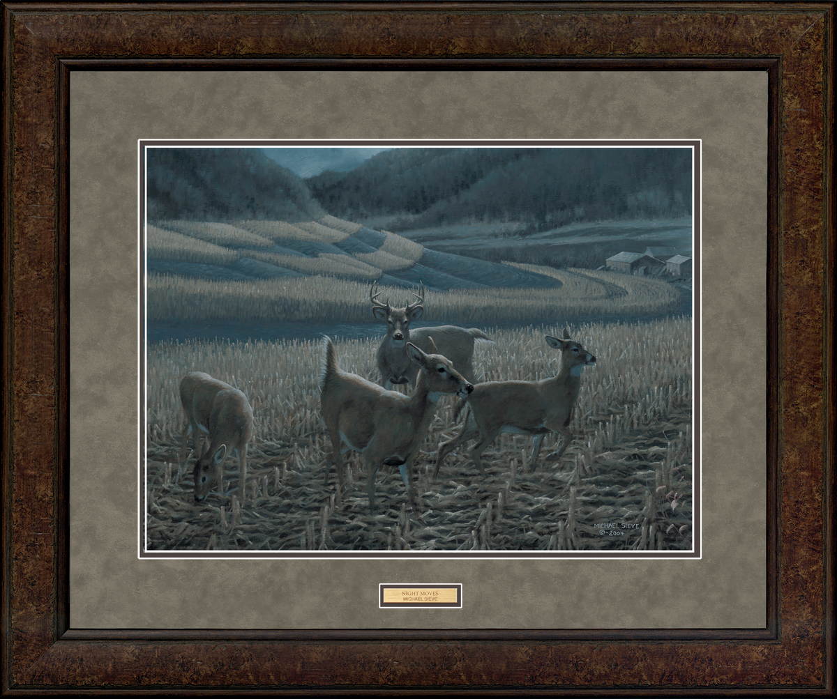 Night Moves - Whitetail Deer - GNA Premium Print