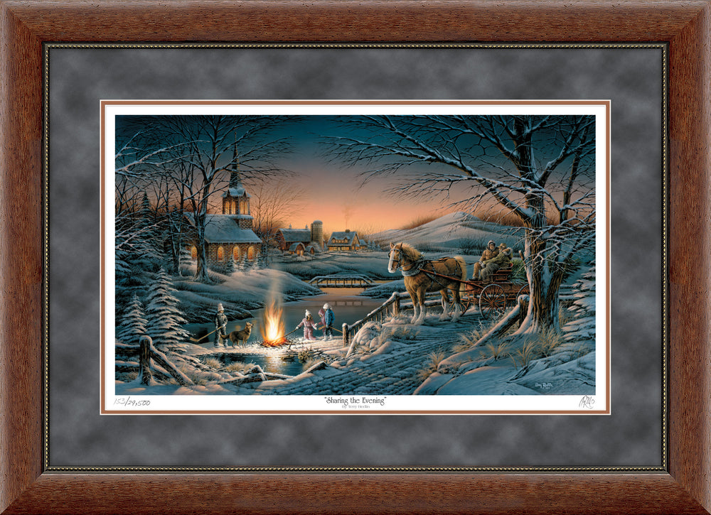 Sharing the Evening - Limited Edition Paper