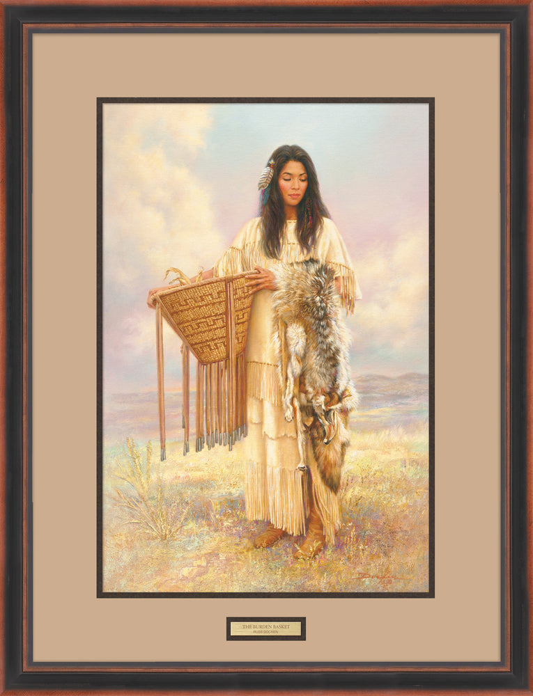 The Burden Basket - Native American - Limited Edition Paper
