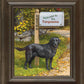 Life's a Ball—Black Lab - Personalized Framed Canvas