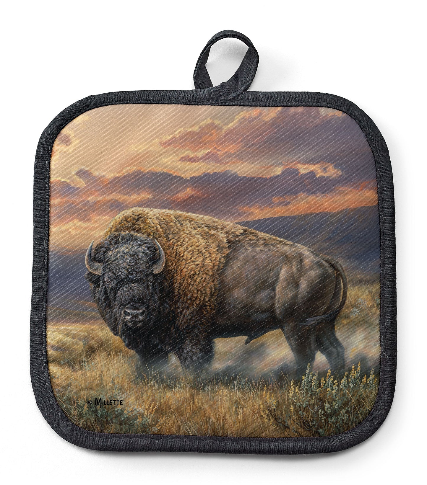 Dusty Plains - Bison - Pot Holder