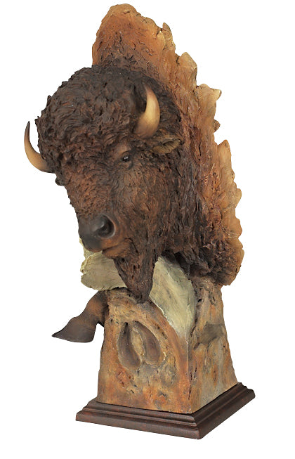 Dust & Thunder Bison Bust -  Sculpture