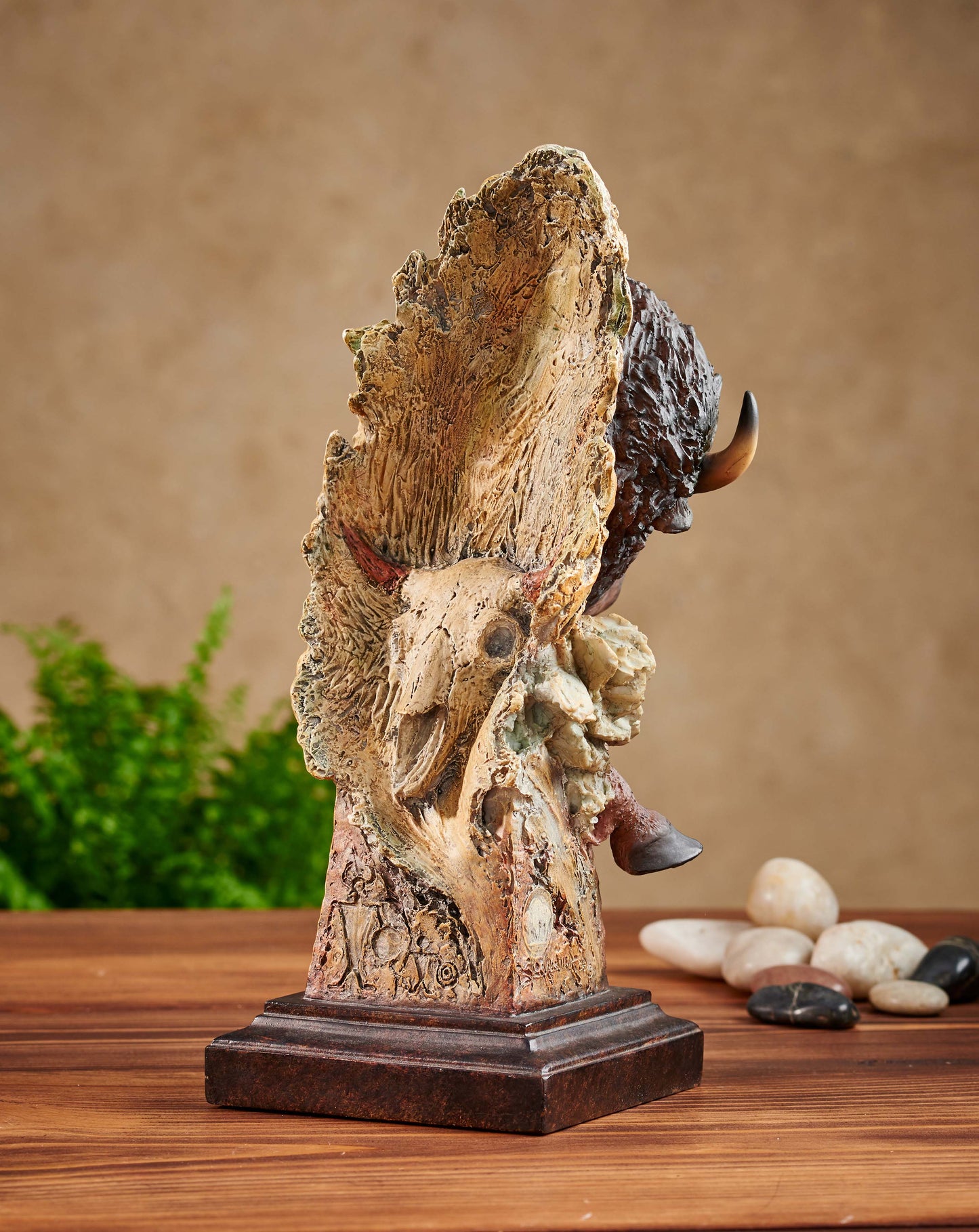 Dust & Thunder Bison Bust -  Sculpture