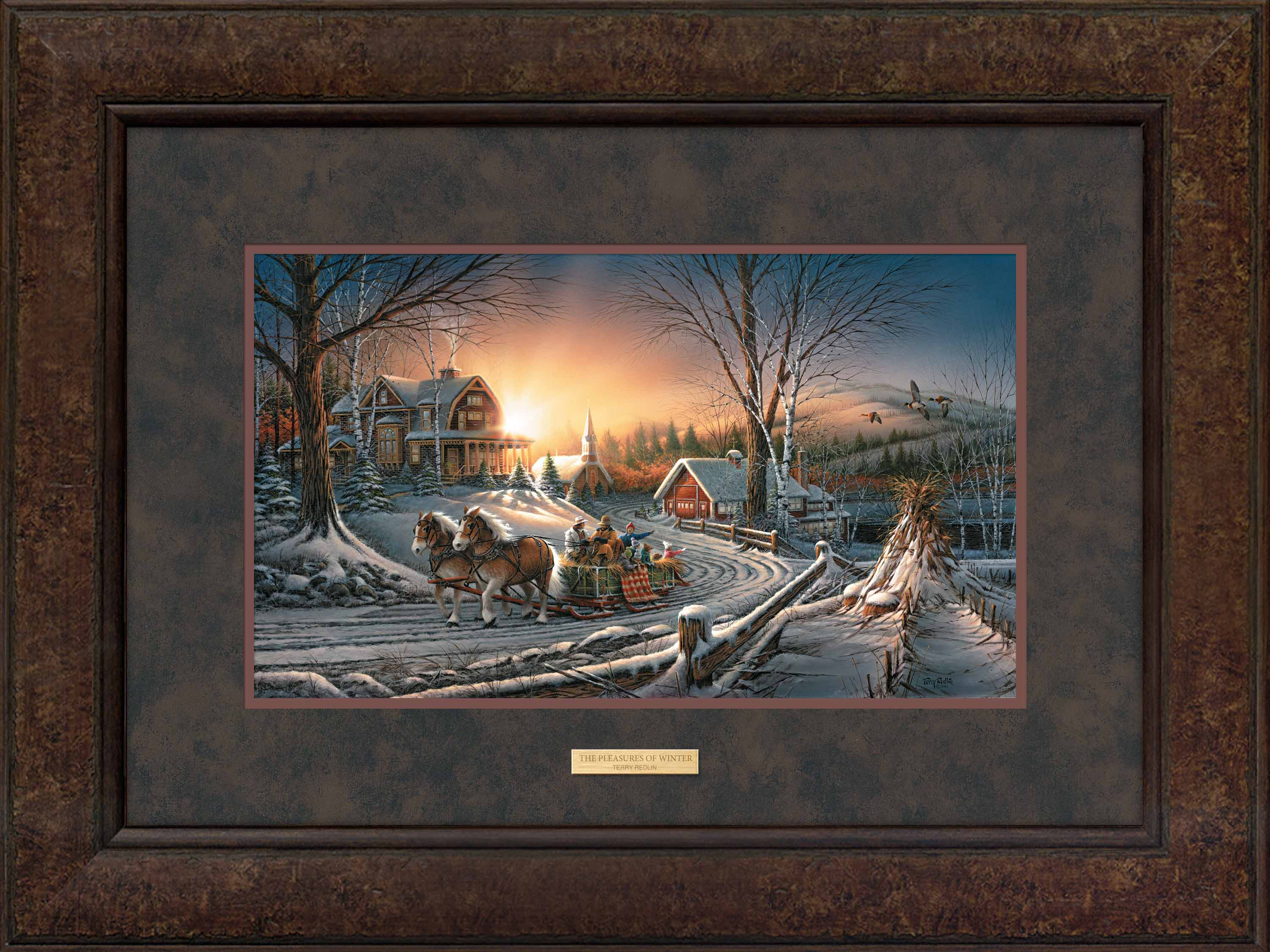 The Pleasures of Winter - Encore Print Encore Print from Wild Wings