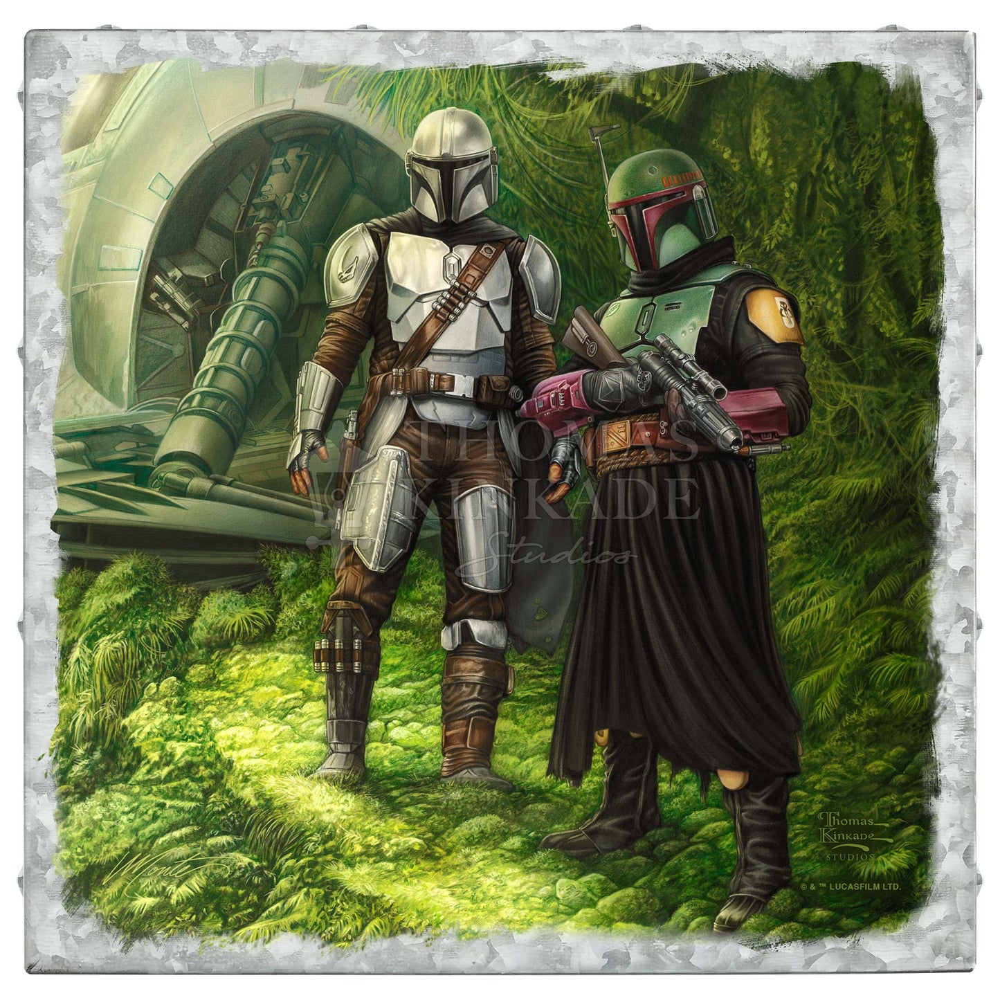 The Mandalorian™ - Brothers in Arms - 14" x 14" Metal Box Art