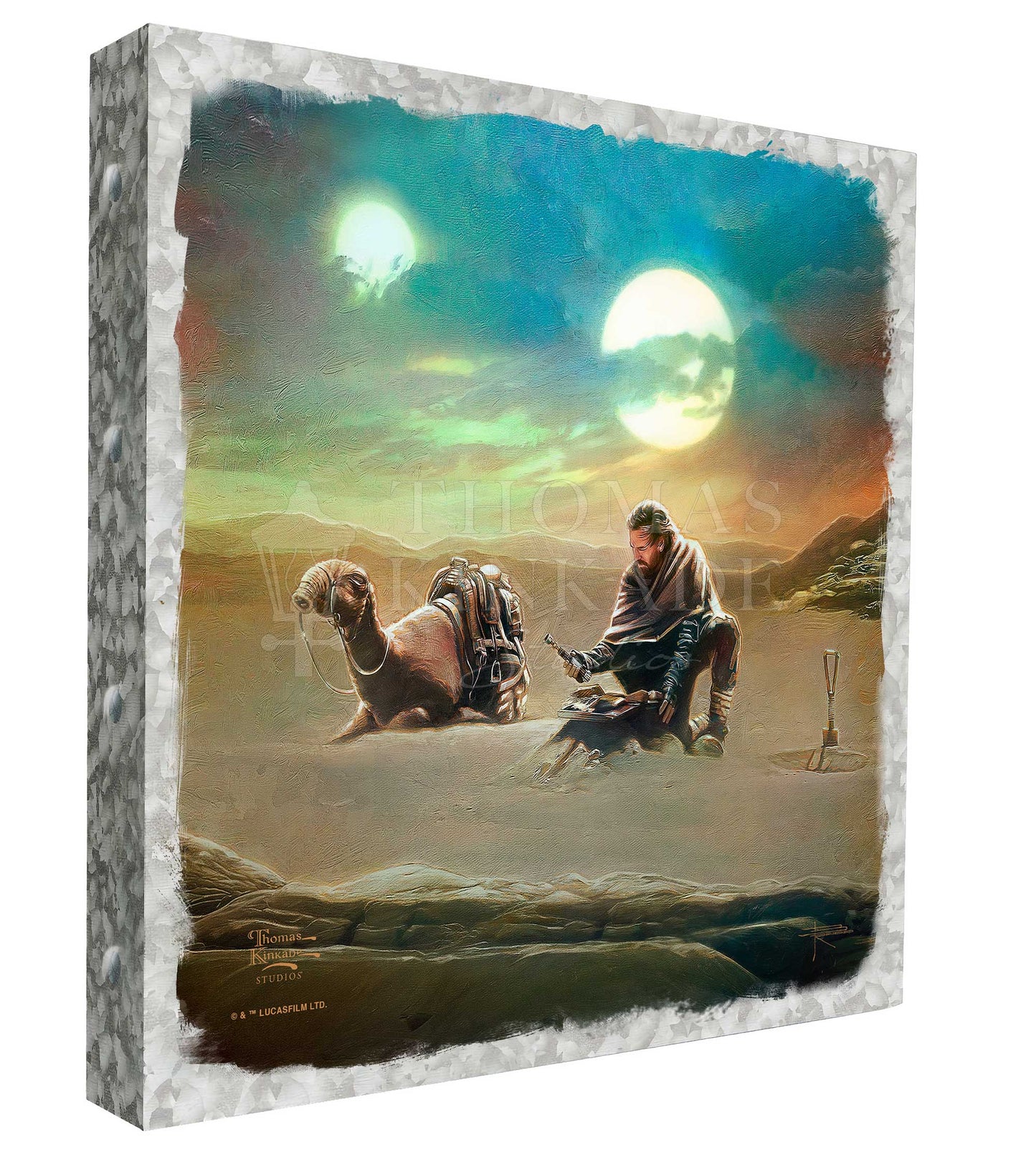 Obi-Wan Kenobi™ - Returning to His Past - 14" x 14" Metal Box Art