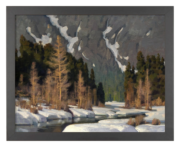 154571_Winter on Gold Creek _11x14_FRA_Black_102640.jpg