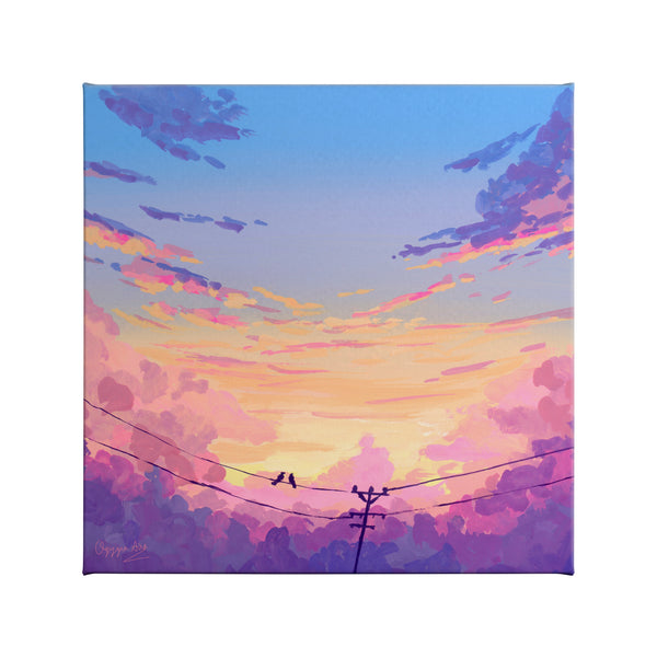 Calm Morning - 14" x 14" Gallery Wrapped Canvas
