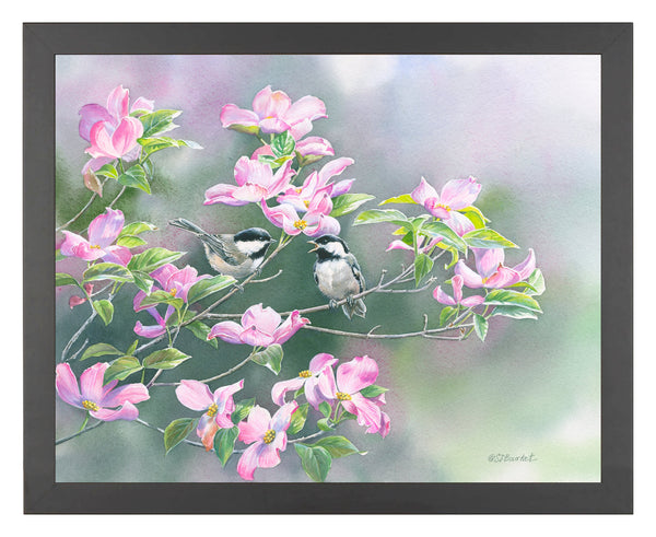 154804_Chickadees in Dogwood_11x14_FRA_BLACK 102640.jpg