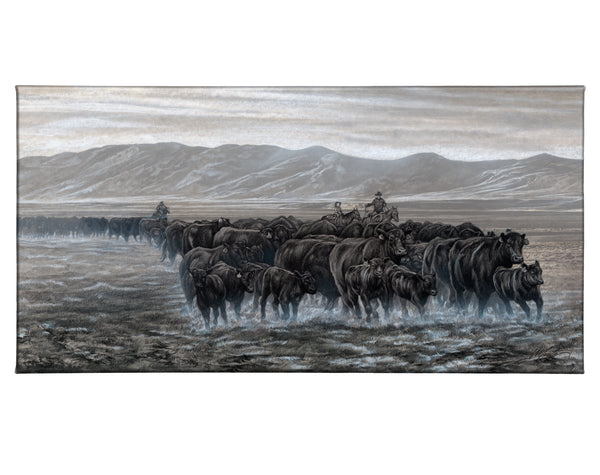 Home on the Range - 18" x 36" Gallery Wrapped Canvas
