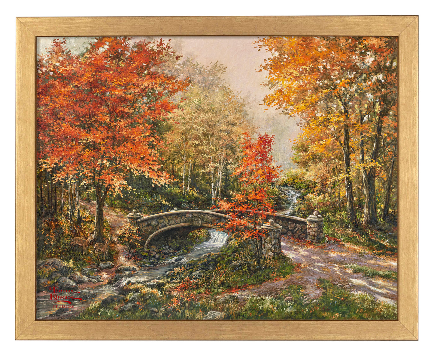 155311_Fall at Fox Creek Bridge_11x14_FRA_Gold.jpg