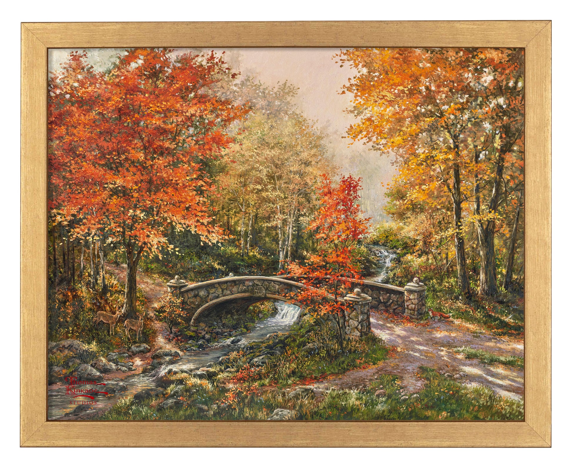 155311_Fall at Fox Creek Bridge_11x14_FRA_Gold.jpg