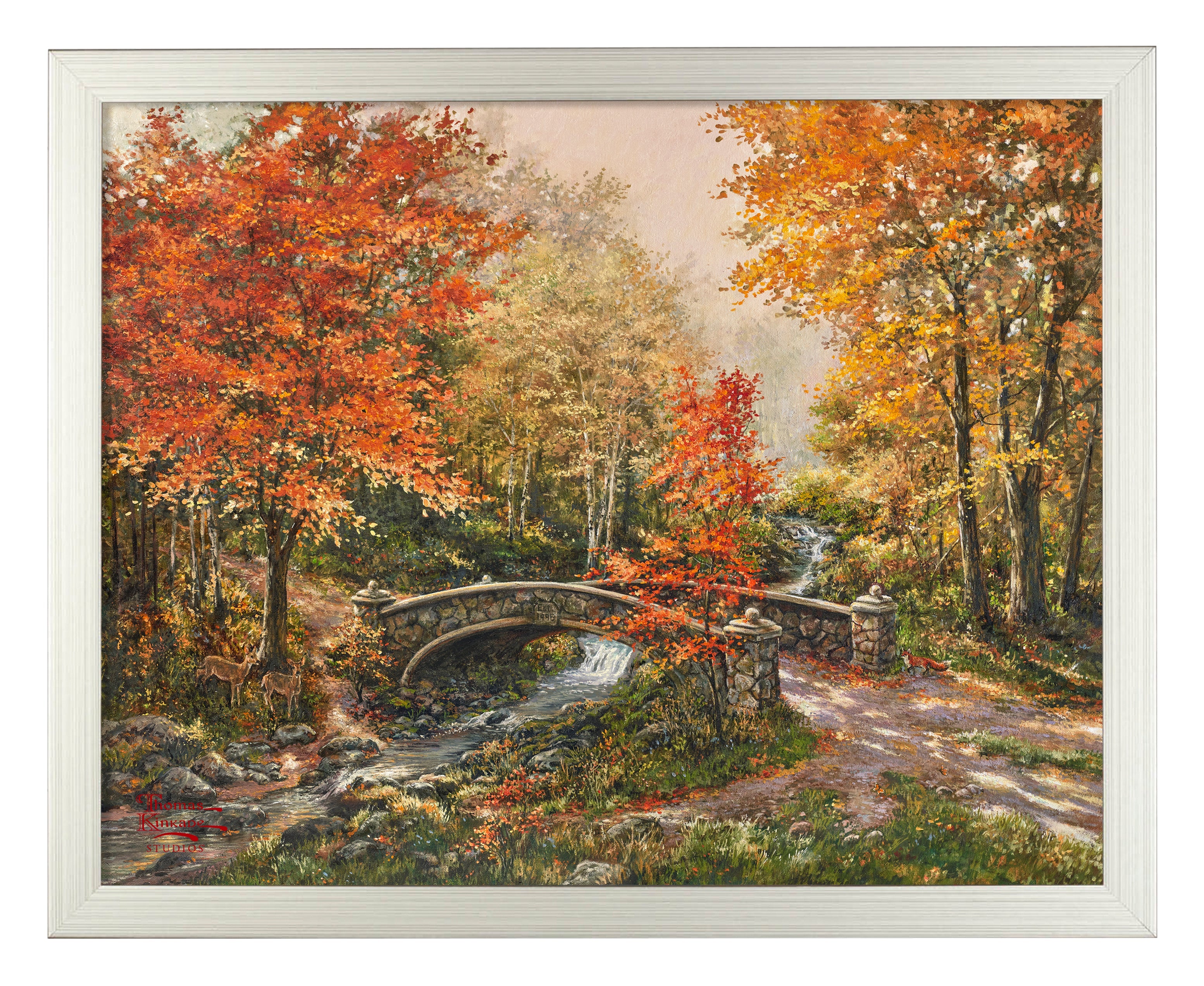 Fall at Fox Creek Bridge - Art Prints Art Prints from Wild Wings