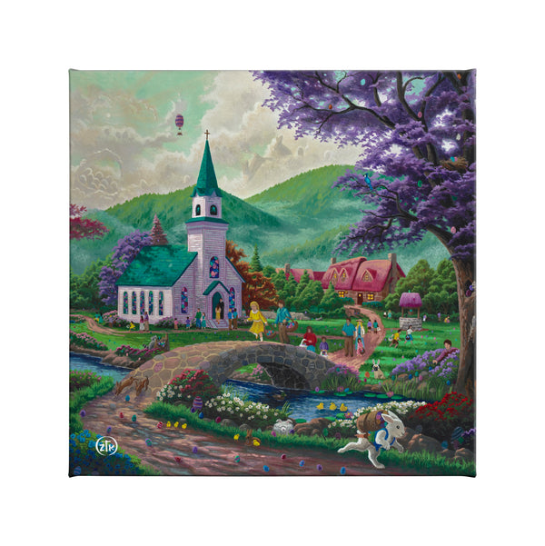 Easter Sunday - 14" x 14" Gallery Wrapped Canvas