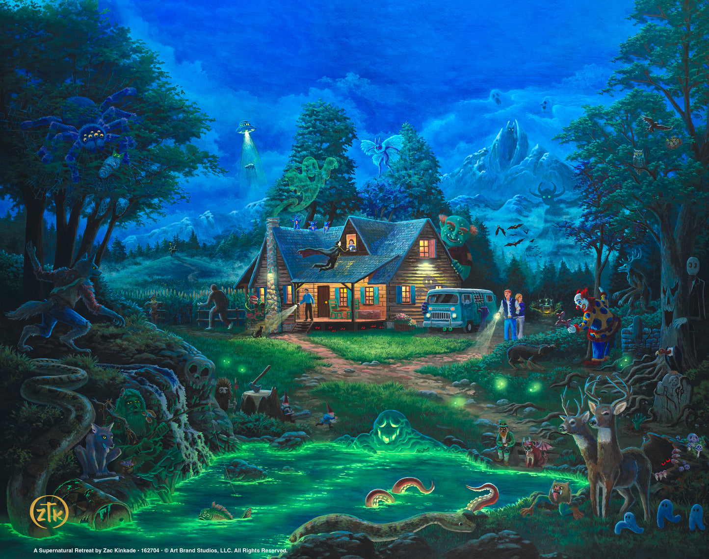 A Supernatural Retreat - Art Prints