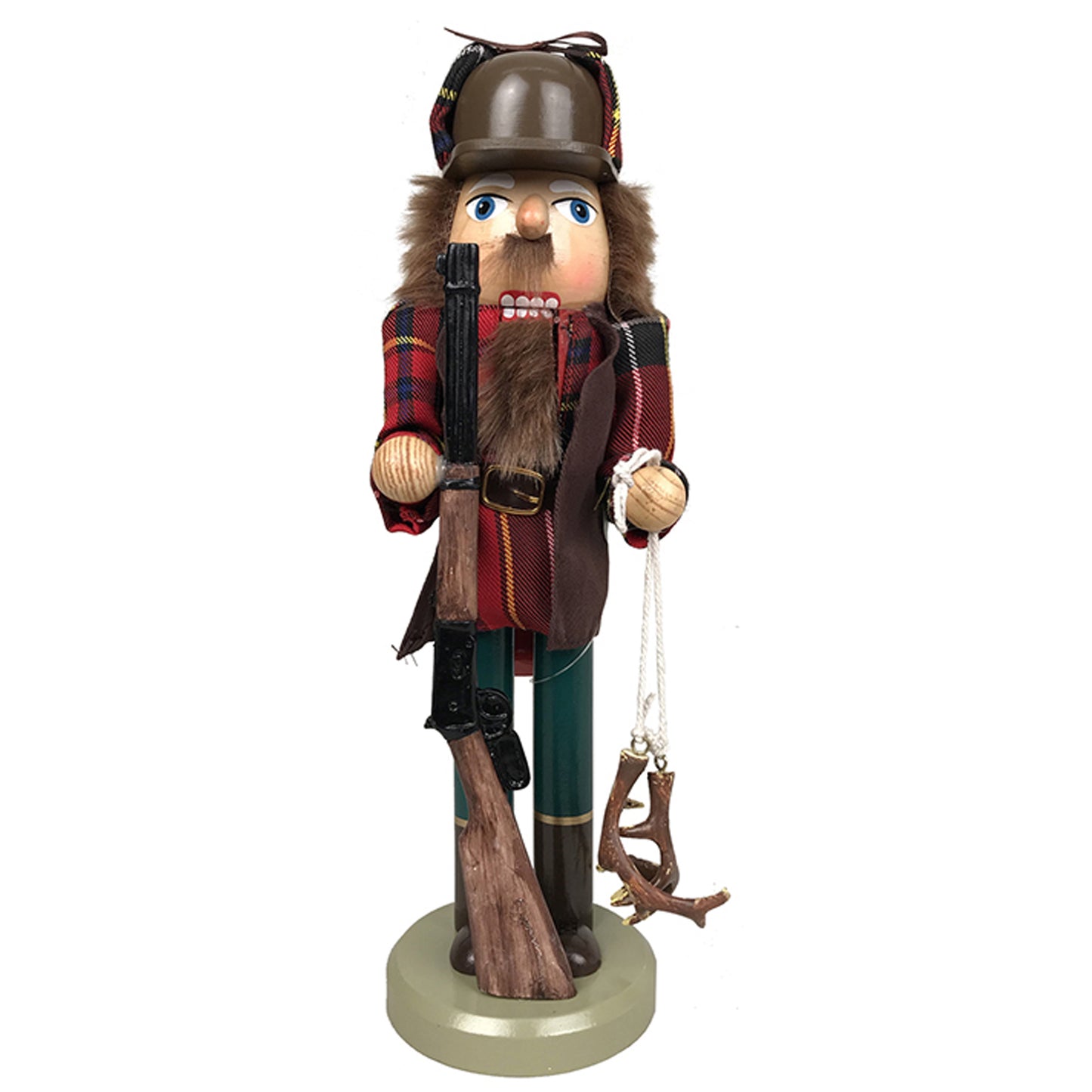Retro Deer Hunter - 14" Nutcracker
