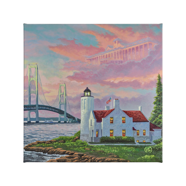 Mackinac Island - 14" x 14" Gallery Wrapped Canvas