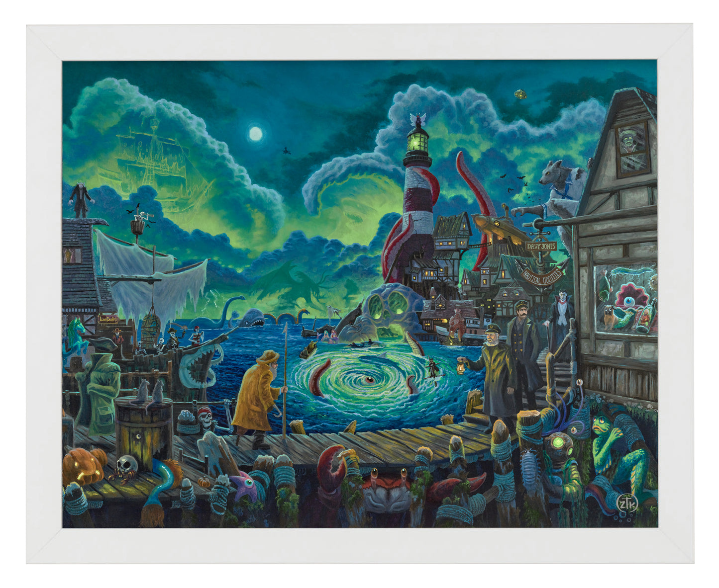 Halloween at Horror Harbor - Art Prints