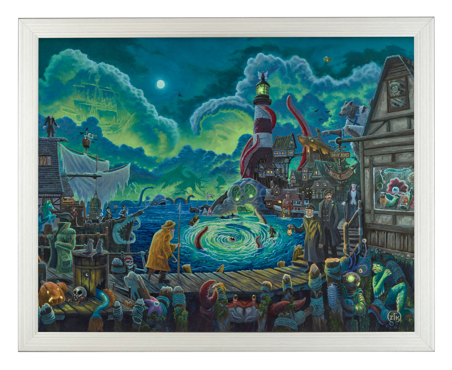Halloween at Horror Harbor - Art Prints
