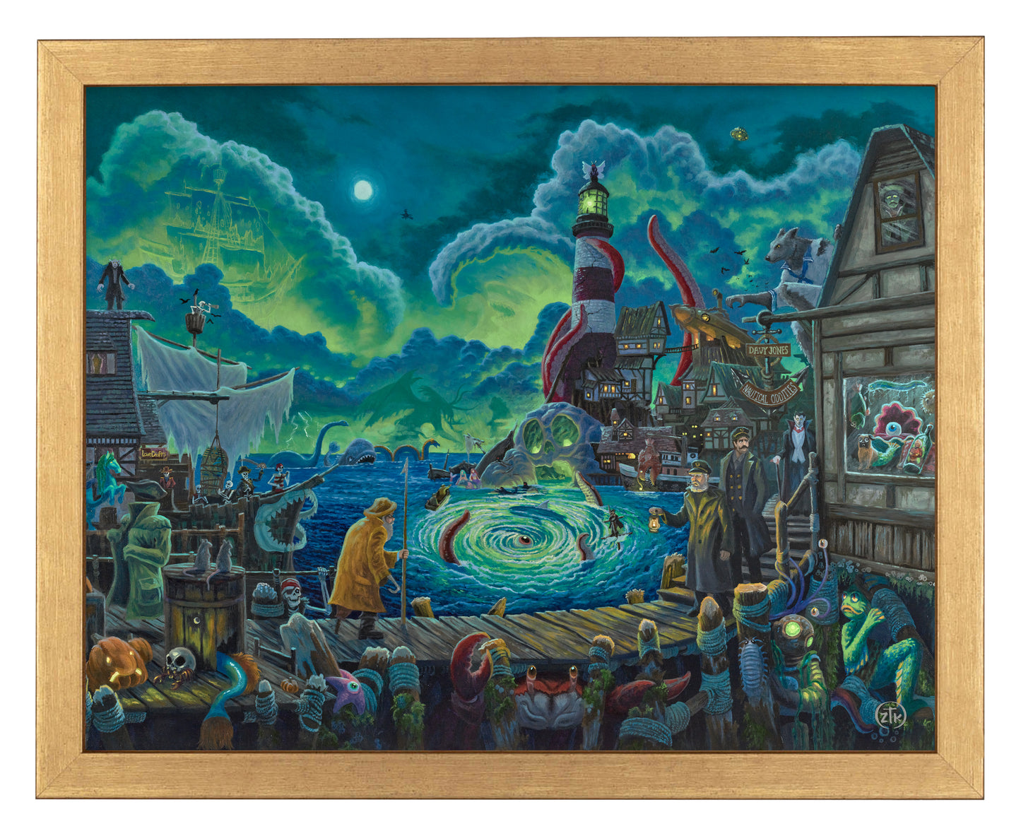 Halloween at Horror Harbor - Art Prints