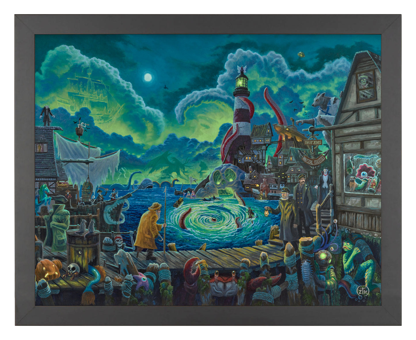 Halloween at Horror Harbor - Art Prints