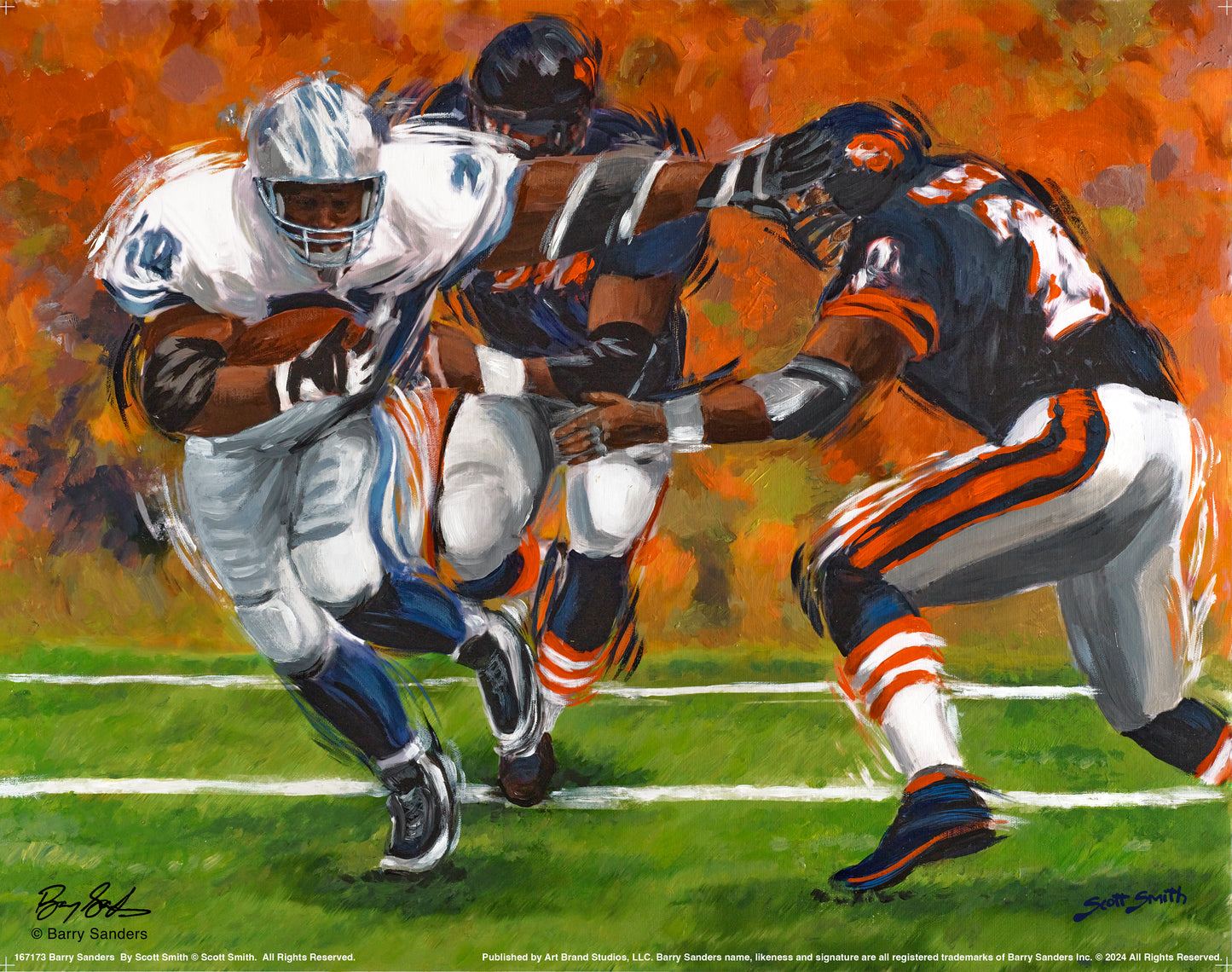 Barry Sanders - Art Prints